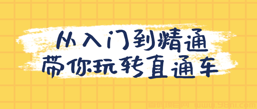 从入门到精通带你玩转直通车-首码网-网上创业赚钱首码项目发布推广平台