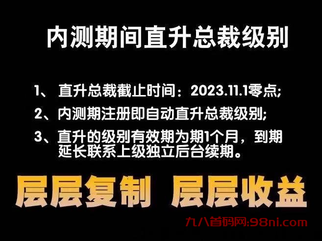 潮游唯一官方扶持-直开团队渠道永久分成20%平台收入-首码网-网上创业赚钱首码项目发布推广平台