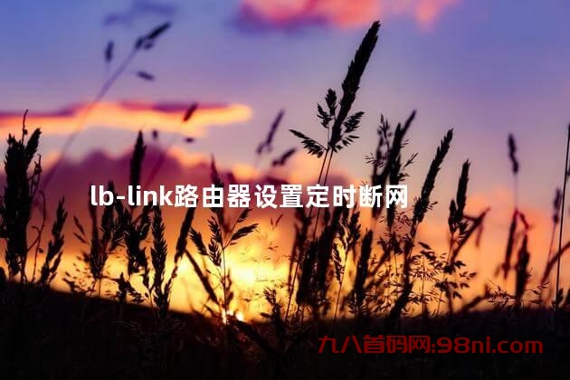 lb-link路由器设置定时断网 路由器可以再接一个路由器吗-首码网-网上创业赚钱首码项目发布推广平台