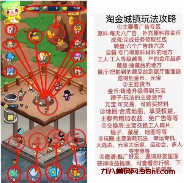 淘金城镇赚钱怎么做？淘金城镇可以赚钱吗？附实操攻略-首码网-网上创业赚钱首码项目发布推广平台