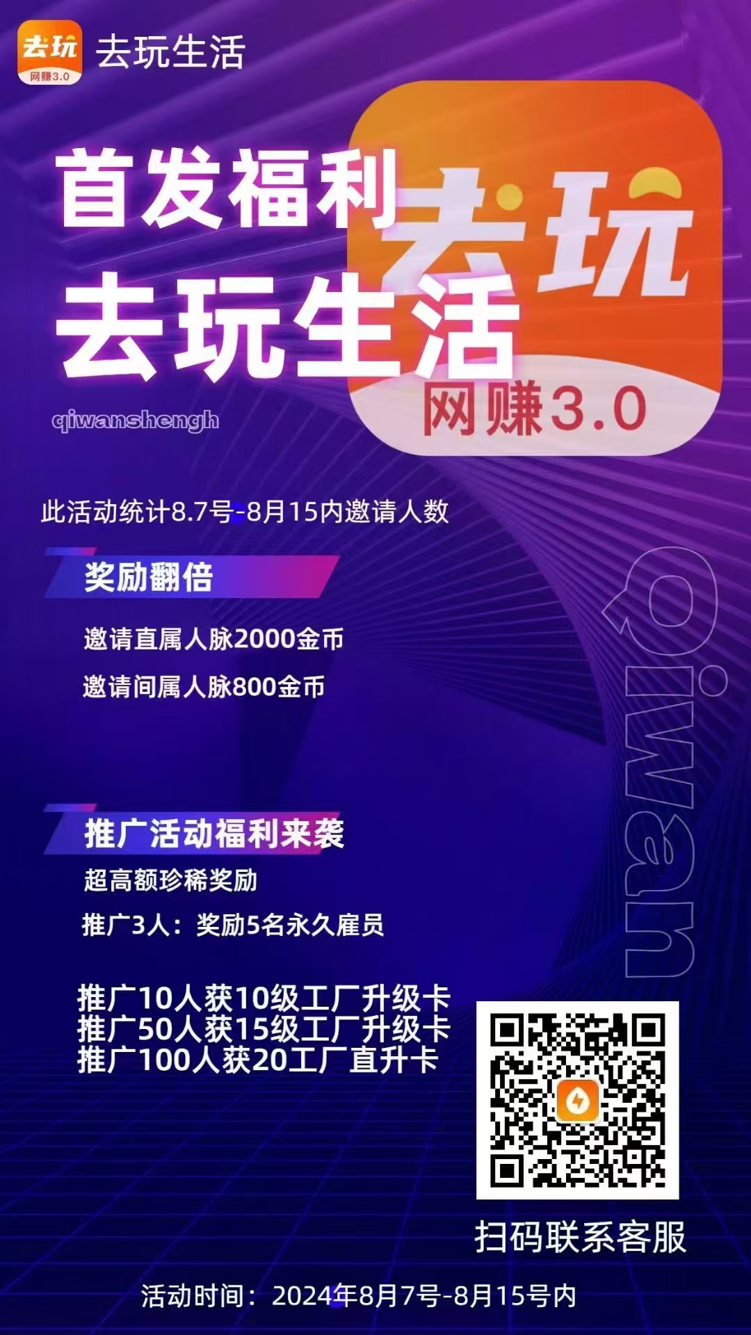 去玩生活首创零投资web3.0网赚城市，零撸注册送工厂，日赚5-2000-首码网-网上创业赚钱首码项目发布推广平台